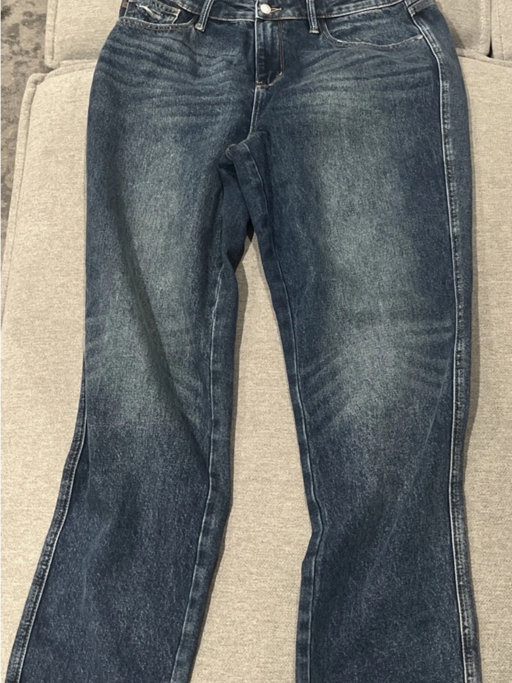 Judy Blue Women’s Straight Fit Jeans - Dark Blue Wash Size 15/32